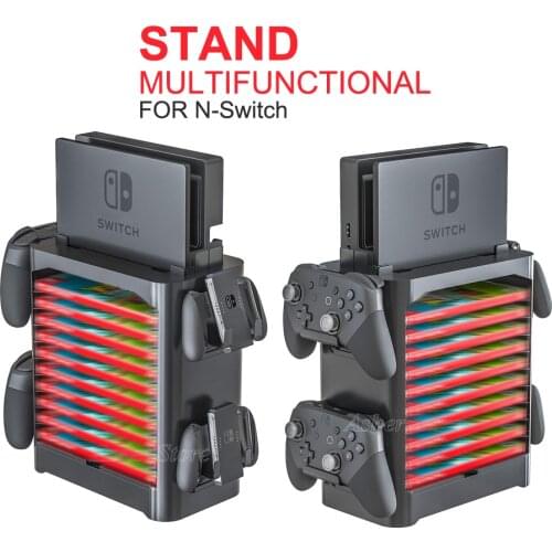 Game Accessories Storage Tower Stackable Games Disk Rack Controller Organizer for Nintend Nitendo Nintendo Switch Nintendoswitch