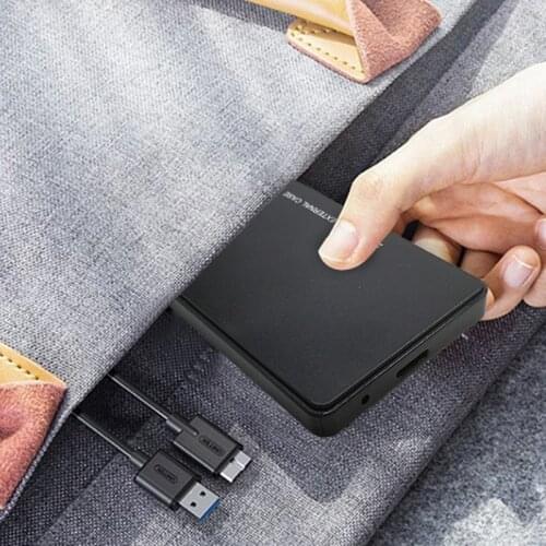 K92F 2.5 Inch SSD Notebook Hard Drive Box SATA External USB 3.0 2TB High-speed Transmission Hard-disk Enclosure