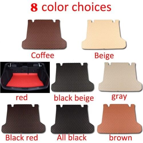 Custom fit car Trunk mats for Kia Carens Rondo Sorento Sportage Optima K5 Forte 5D all weather carpet floor liners