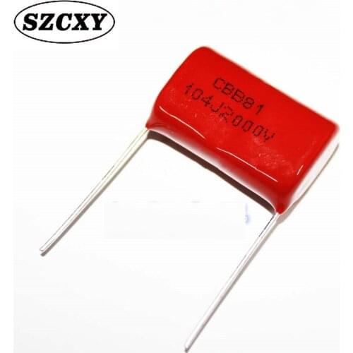 New and origina CBB81 2000V104J 0.1UF 100NF Feet from 25MM Thin film capacitor