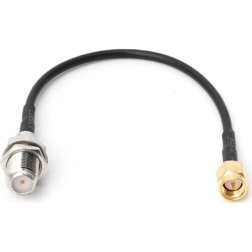 RG174 RF Pigtail Cable F female to SMA Male Coaxial RF extension Pigtail Cable