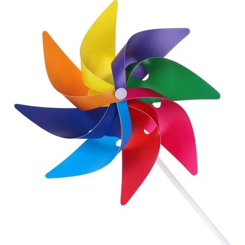 Handmade Wind Spinner Garden Yard Party Camping Windmill Wind Spinner Ornament Decoration Kids Toy New