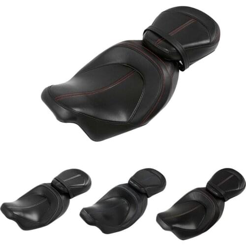 Motorcycle Driver Passenger Pillion Seat For Harley Touring Road Glide FLTR Road King Electra Glide Ultra Limited 2009-2020