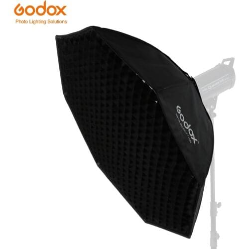 Godox Softbox 120cm 47" Octagon Honeycomb Grid Softbox soft box with Bowens Mount for Studio Flash