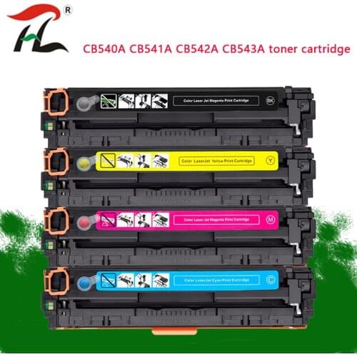 Compatible toner cartridge CB540A CB541A CB542A CB543A 125A for HP laserjet 1215 CP1215 CP1515n CP1518ni CM1312 printer