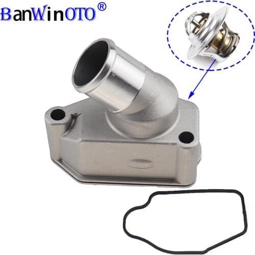Engine Coolant Thermostat with Housing For Chevrolet Optra Opel Astra Daewoo Nubira Leganz 8920633000 90411948 92062728 93386678