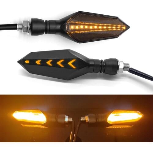 Motorcycle LED Universal Flowing Blinker Light Waterproof Turn Signals For Suzuki GSF 1200 1250 650 BANDIT GSX 1400 650F SV650