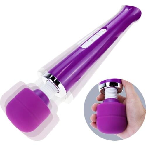 Vibrators for women Huge Magic Wand USB Charge Big AV Stick Female G Spot Massager Clitoris Stimulator Adult Sex Toys for Woman