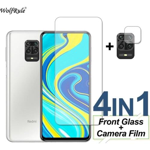 2Pcs Screen Protector For Xiaomi Redmi Note 9S Glass 9T 9 Pro Max 8T 8 Tempered Glass Protective Camera Film For Redmi Note 9S