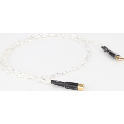 1 piece Hi-End interconnect USB cable with A to B plated gold connection USB audio cable