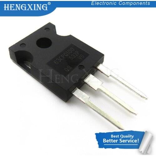 10pcs/lot 63CPQ100PBF 63CPQ100 TO-247 100V 63A In Stock