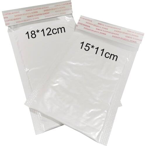 10 Pieces Of Different Specifications White Bag Foam Envelope Foam Foil Office Packaging Envelope Moistureproof Vibration Bag