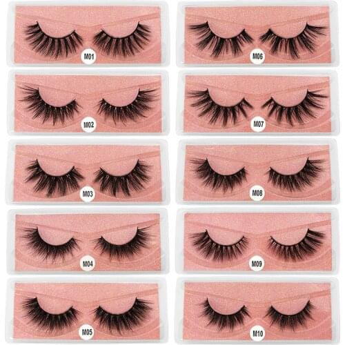 Wholesale Eyelashes 4/30/40/50/100pcs 3d Mink Lashes Natural Beauty Eye lashes Pack False Eyelashes Makeup Fake Lash In Bulk
