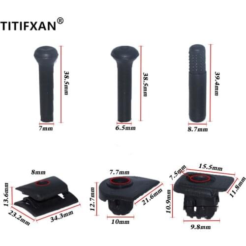 4PCS Auto tie rod base fastener for Santana 3000 2000 Poussin door lock insurance button dowel pin clip