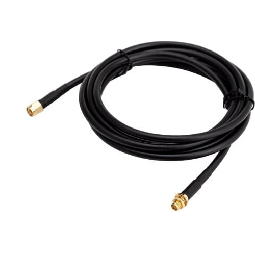 6 ft RP-SMA Extension Cable, RP SMA Male to Female WiFi Antenna Cable RF Coaxial Coax Jumper FPV RPSMA Antenna Wire
