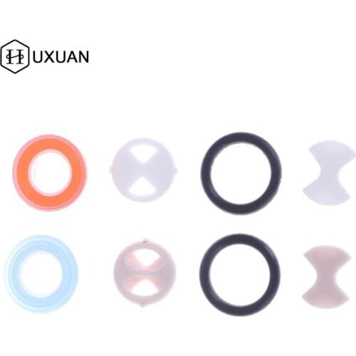 8Pcs/set Ceramic Disc Silicon Washer Insert Turn Replacement 1/2" For Valve Tap