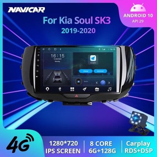 2 Din Android10 Car Radio For Kia Soul SK3 2019-2020 GPS Navigation Autoradio Car Multimedia Player DSP Car Receiver Carplay IGO