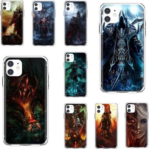 Case Cover For Xiaomi poco X3 nfc F2 Pro M3 Mi 5X 6X Max Mix 1 2 2S 3 Mi5 Mi6 Mi3 Mi4 Diablo-Reaper-Of-Souls-Demon-Hunter