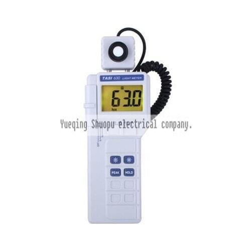 Good quality TASI-630 Digital Light Meter Luxmeter Meters PEAK-HOLD 50mS pulse light DATA-HOLD features