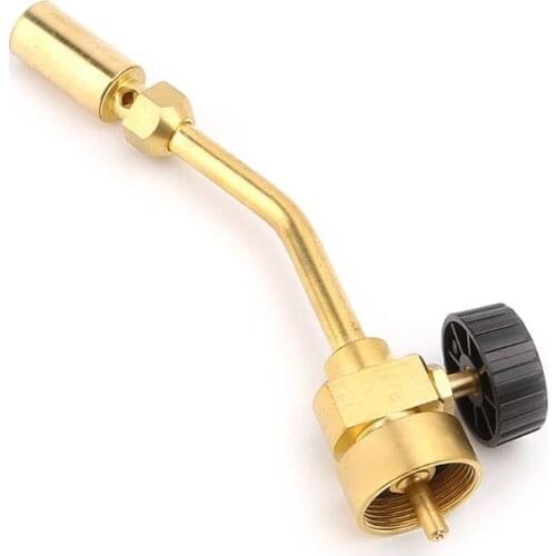 MAPP Gas Turbo Torch Brazing Gun Super Propane Gas Welding Plumbing CGA600 Connection