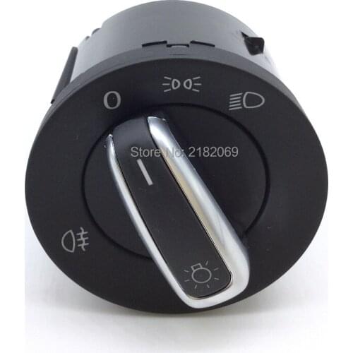 Chrome Headling Fog Lamp Switch For Volkswagen VW Rabbit golf jetta MK5 MK6 tiguan passat B6 5ND 941 431C/5ND941431C