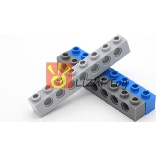 Technic, Brick 1 x 8 with Holes Thick Bricks Model Building Blocks Technic Parts Compatible 3702 Accessories Mechanical