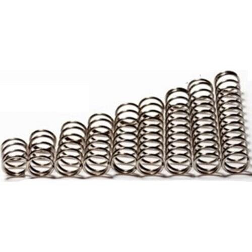 Compression spring, 20pcs, wire diameter 0.15mm outer diameter 2mm, length 5mm/8mm/10mm/12mm/15mm