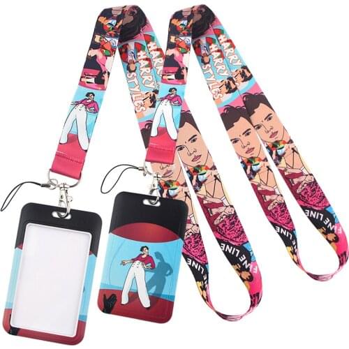 LT10 Fashion Singer Fans Gifts Key lanyard Car Keychain Personalise Office ID Card Pass Gym Mobile Phone Key Ring Badge Holder