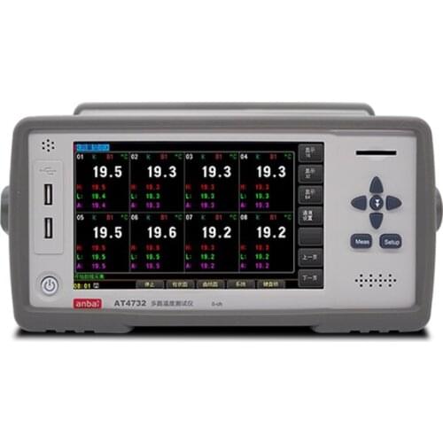 AT4732 Multi-channel Temperature Recorder 32 Channels Display Simultaneously