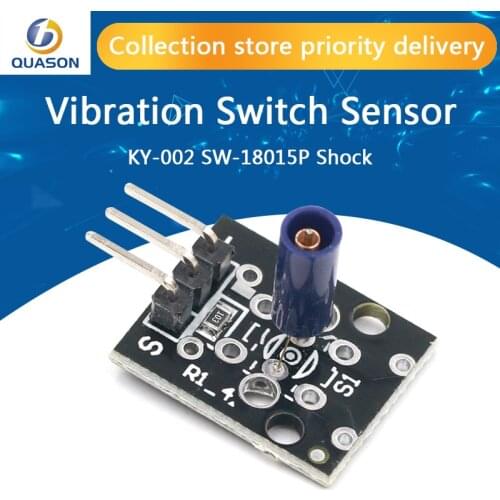 3pin KY-002 SW-18015P Shock Vibration Switch Sensor Module for arduino Diy Kit