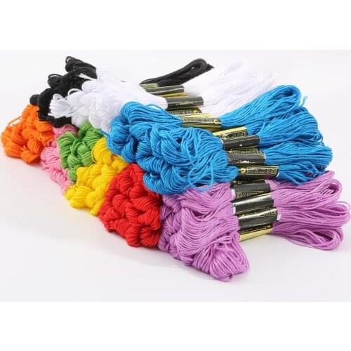10/20pcs Anchor Color Cotton Cross Stitch Sewing Skeins Embroidery Thread Floss Kit DIY Sewing Accessories
