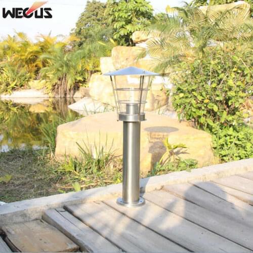 Outdoor waterproof stainless steel lawn light simple modern garden light