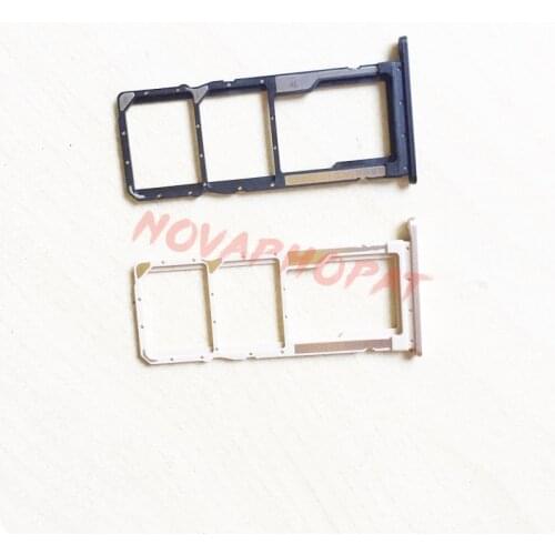 Novaphopat 20Pcs/Lot For Redmi 7A SIM Card Tray Holder Micro Redmi7A SD Slot Socket Adapter + Tracking