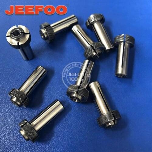 High Precision Adapter Collet Shank CNC Router Collet Tool Adapters Holder Milling Cutter Conversion Chuck 6mm Top