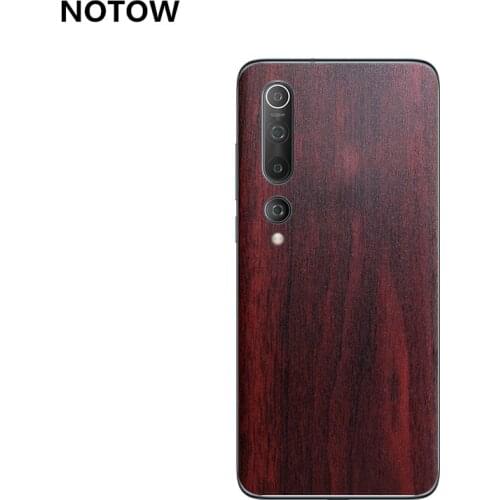 NOTOW Luxury Wood Skin Phone Sticker protective film Back Body Protective for XiaoMi 10/10Pro/10lite/9/mi9se/8/8se/8lite
