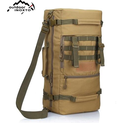Men Backpacks Quality 50L New Military Tactical Backpack Camping Bags Mountaineering Bag Mens Hiking Rucksack Travel Backpack