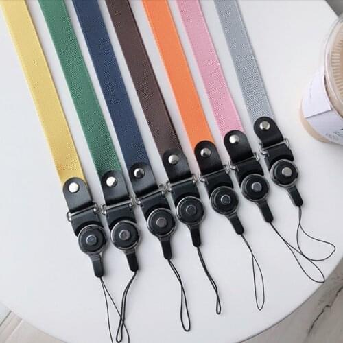 Mobile Phone Straps Metal Clip Hanging Neck Rope Lanyard Para Llaves for IPhone Camera USB Holder ID Pass Card Name Badge Holder