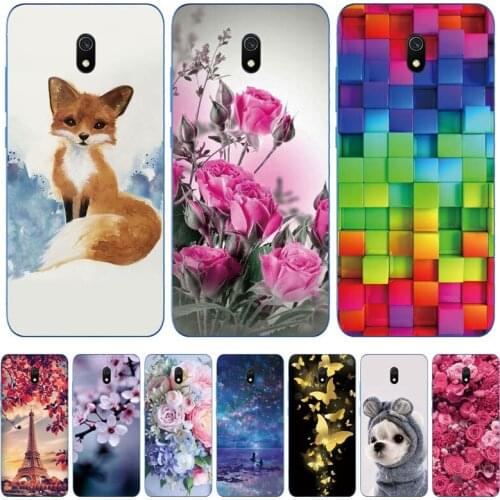 Silicon case for xiaomi redmi 8a cases full protection soft tpu back cover on redmi 8a bumper hongmi 8a phone shell bag coque