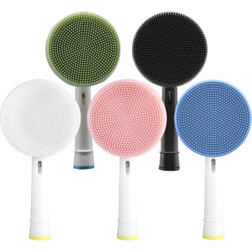 5 Color Suitable For Braun Oral-B Electric Toothbrush Replacement Facial Cleansing Brush Head Electric Toothbrush Cleansing Head
