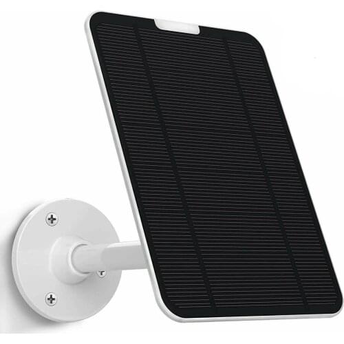 4W Solar Panel for Ring Video Doorbell 3/3 Plus,Weatherproof,13ft Power Cable(white)