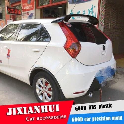 For MG3 Spoiler 2010-2013 MorrisGarages MG3 DFJY Spoiler ABS plastic Material Car Rear Wing Color Rear Spoiler