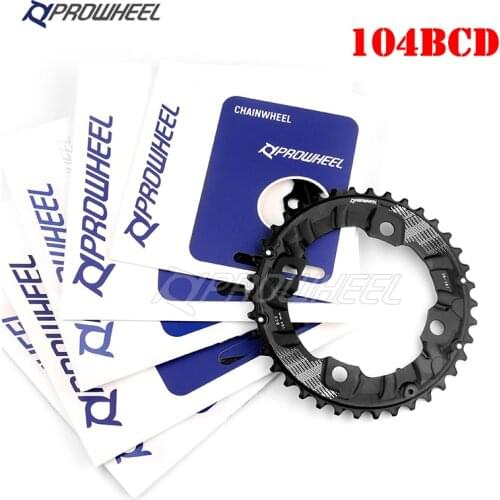 PROWHEEL 64BCD 104BCD MTB Bicycle Sprockets Double Chainwheel 26T 28T 36T 38T Chainring Mountain Bike crankset Tooth plate Parts