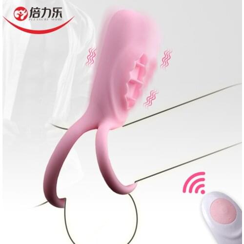 10 Mode Vibrating Penis Ring Dick Extension Penis Enlargement Vibrator Dual Cockring Male Lasting Delay Adult Sex Toy For Couple