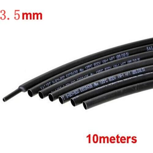 20 meters 3.5mm diameter 2:1 heat shrinkable tube wire shrink cable sleeve
