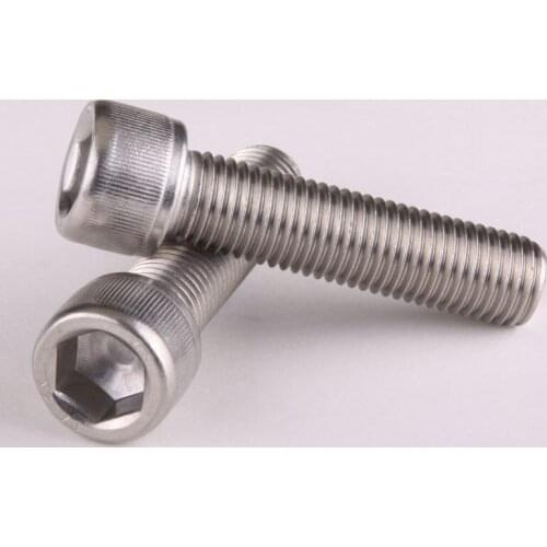 20PCS 304 Stainless Steel Hexagon Socket Head Screws Screw Bolt Cup Head Screws M2.5 * 8 DIN912