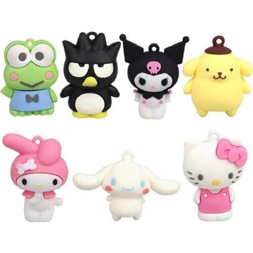3-5c Japanese cartoon doll ornaments epoxy pudding dog frog melody cool beautiful cool penguin cool keychain childrens toy