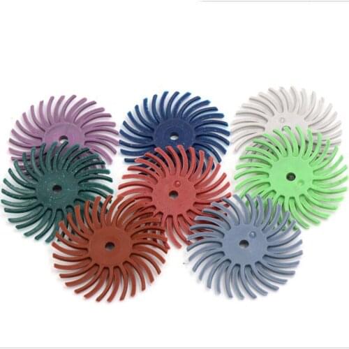 Free Shipping Jewelry Abrasives Tools Gray Color Grit 400# 1" Dia Radial Bristle Brushes Discs 1000pcs/lot