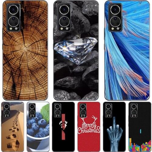 For ZTE Axon 30 5G 30 Pro 30 Ultra 2021 Cases Silicone Soft TPU Back Cover Protective Cute Fundas Luxury Coque Bags