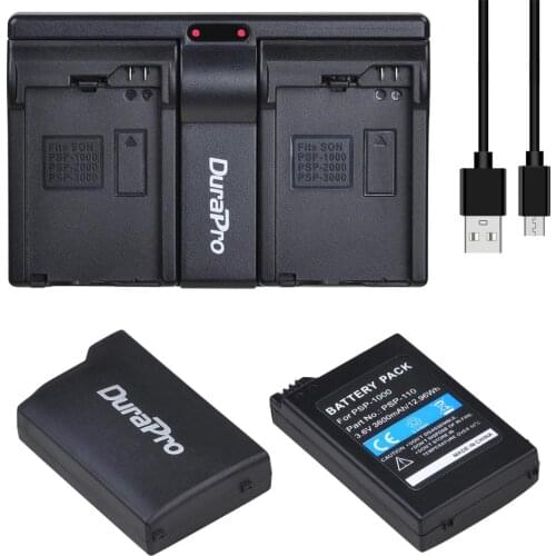 2x 3.6V 3600mAh PSP-1000 PSP1000 Li-ion Battery Charger for Sony PSP 1000 Console for Sony PSP 1000 PlayStation Portable