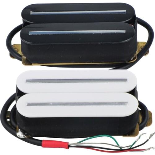 Electric Guitar Dual Rail Humbucker Pickup Ceramic Guitar Parts Black/White Choose
